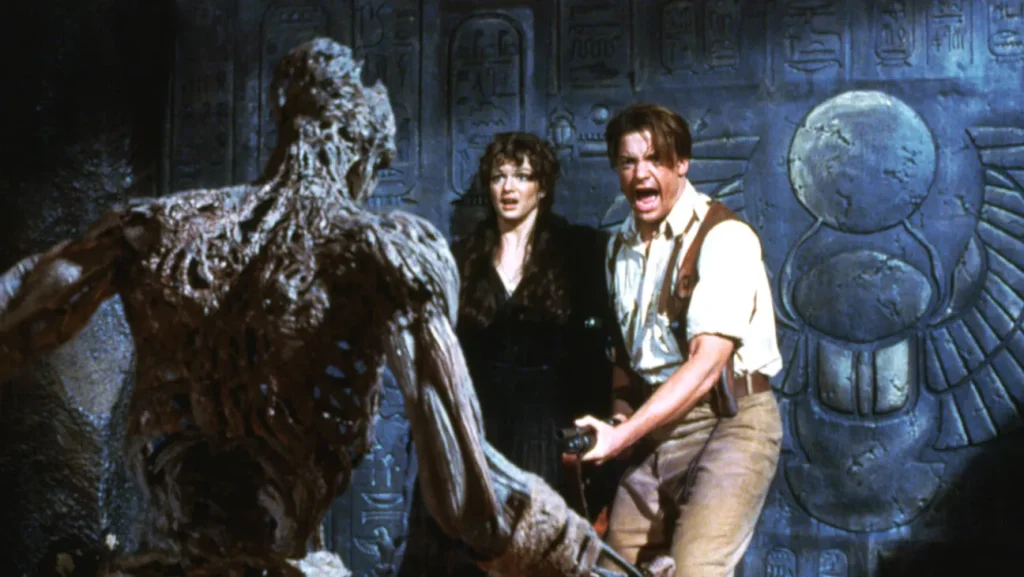 Brendan Fraser and Rachel Weisz, The Mummy