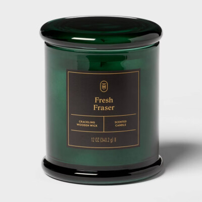 Wooden Wick Jar Candle 12oz