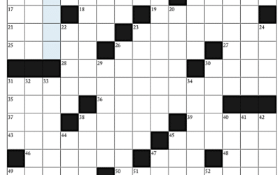Yet Additional Crossword Cleverness