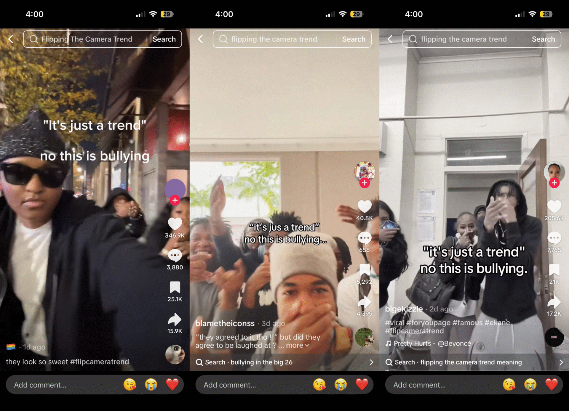 Flip the camera trend on TikTok: What is it and why are people upset?