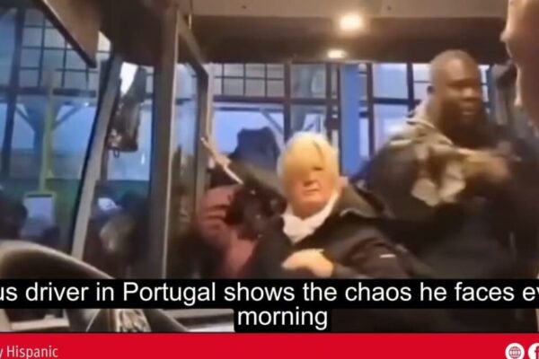 Bus Driver in Portugal shows the Mass Chaos He Faces Every Morning