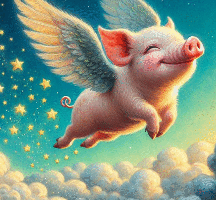 Trump speak – pigs can fly