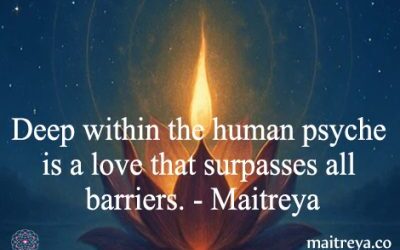 Maitreya Quote on Love
