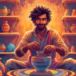 The Power of Imperfect Work in an AI-Driven, Perfection-Obsessed World Man-doing-pottery