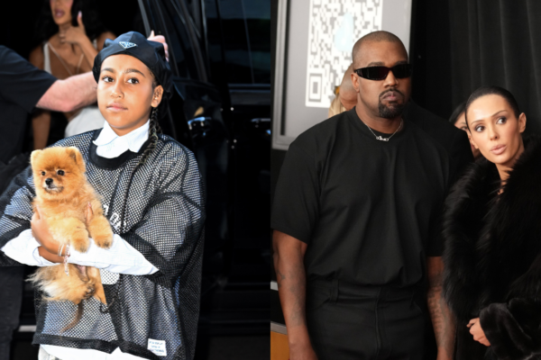 North West Has The Internet Going Off Over Her Facial Expression In Holiday Photo With Ye & His Wife Bianca Censori