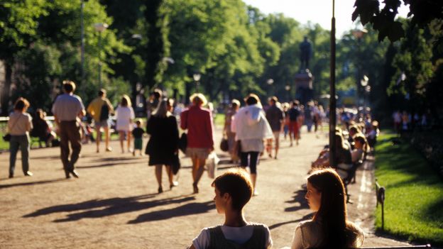 Among fellow Finns, silence functions as an extension of comfortable conversation (Credit: Credit: Stephen Saks Photography/Alamy) Among fellow Finns, silence functions as an extension of comfortable conversation (Credit: Credit: Stephen Saks Photography/Alamy)