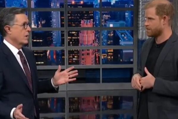 Woke Prince Harry Sparks Boos from Audience as He Takes a Rude Shot at President Trump During “Late Show with Stephen Colbert” Appearance (VIDEO)