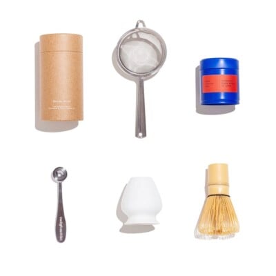 rocky's matcha tea set tools
