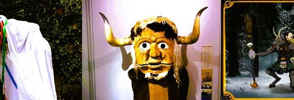 Meet the UK’s Christmas Demons: Mari Lwyd, Dorset Ooser & crooked Crom Dubh na Nollaig