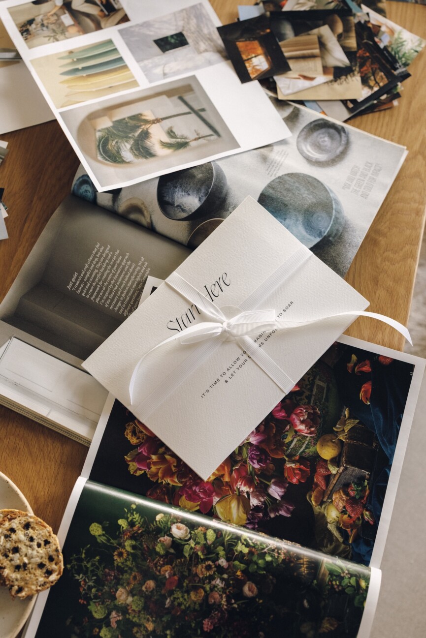 vision board kit journal