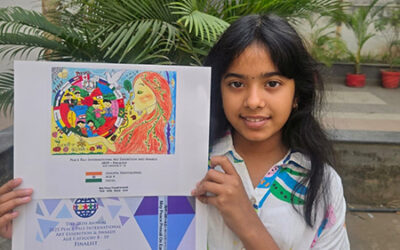 Ananya Nandanwar Peace Pals International Finalists 2025, Age 8, India