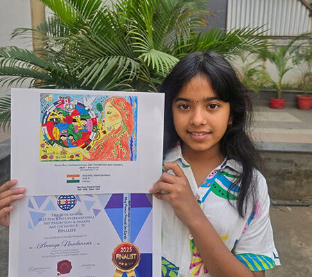 Ananya Nandanwar Peace Pals International Finalists 2025, Age 8, India
