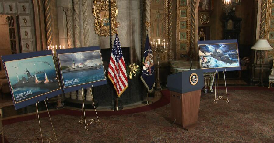 President Unveils ‘Trump Class’ Of Warships, Huntington Ingalls Shares Jump