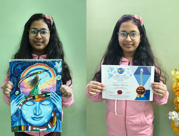 Nishika Tibrewal,  Peace Pals International Finalists 2025, Age 11, India