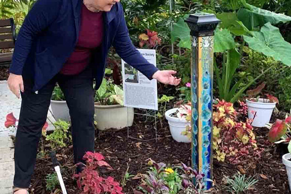 Magnolia Lakes Peace Garden opens to all, Hillsborough County, Florida, USA.
