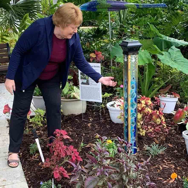 Magnolia Lakes Peace Garden opens to all, Hillsborough County, Florida, USA.