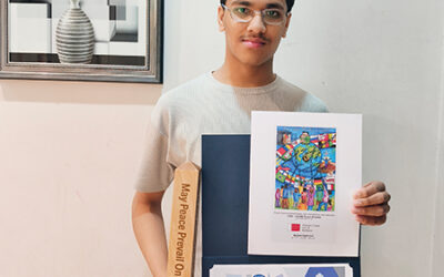 Pranshu Saini Peace Pals International 3rd Place 2025, Age 14, Bahrain