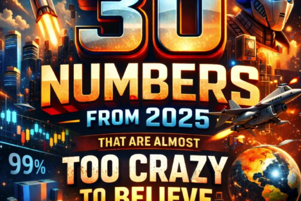 30 Numbers From 2025 That Are Almost Too Crazy To Believe