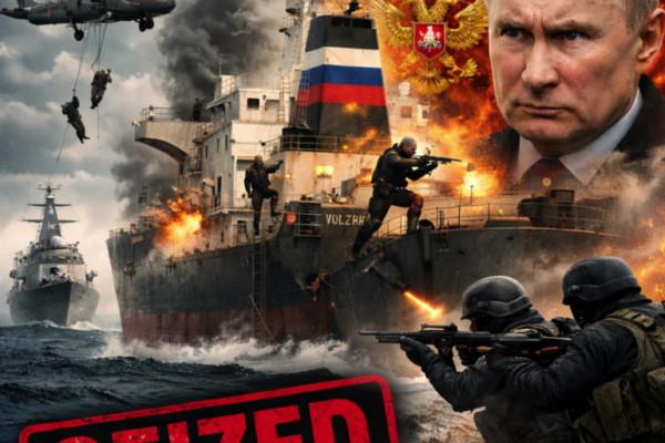 Yeah, Seizing An Oil Tanker That Had A Russian Flag And That Was Protected By Russian Warships Is A Great Way To Make Peace With Russia…