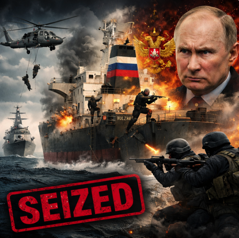 Yeah, Seizing An Oil Tanker That Had A Russian Flag And That Was Protected By Russian Warships Is A Great Way To Make Peace With Russia…