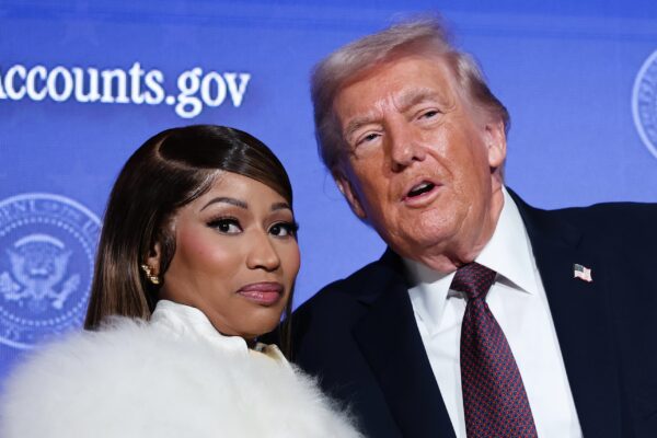 Whew! Social Media Is Goin’ OFF After Nicki Minaj Called Herself Trump’s “Number One Fan” & Held His Hand At Account Summit (WATCH)
