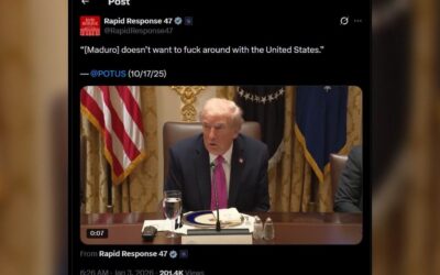 Official White House Page: “(Maduro) Doesn’t Want to F*ck Around with the United States”
