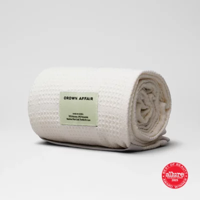 crown affair hair towel