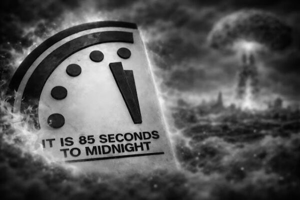 Doomsday Clock creeps toward midnight as world powers prepare in silence