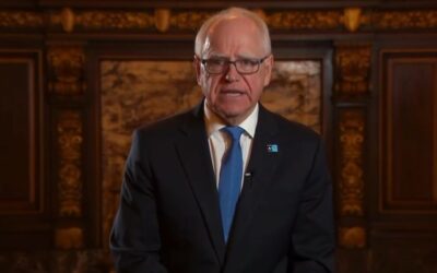 Tim Walz’s Primetime Address Marred by Audio Issues as He Urges Minnesotans to Stalk, Harass and Record ICE Agents So They Can be Prosecuted (VIDEO)