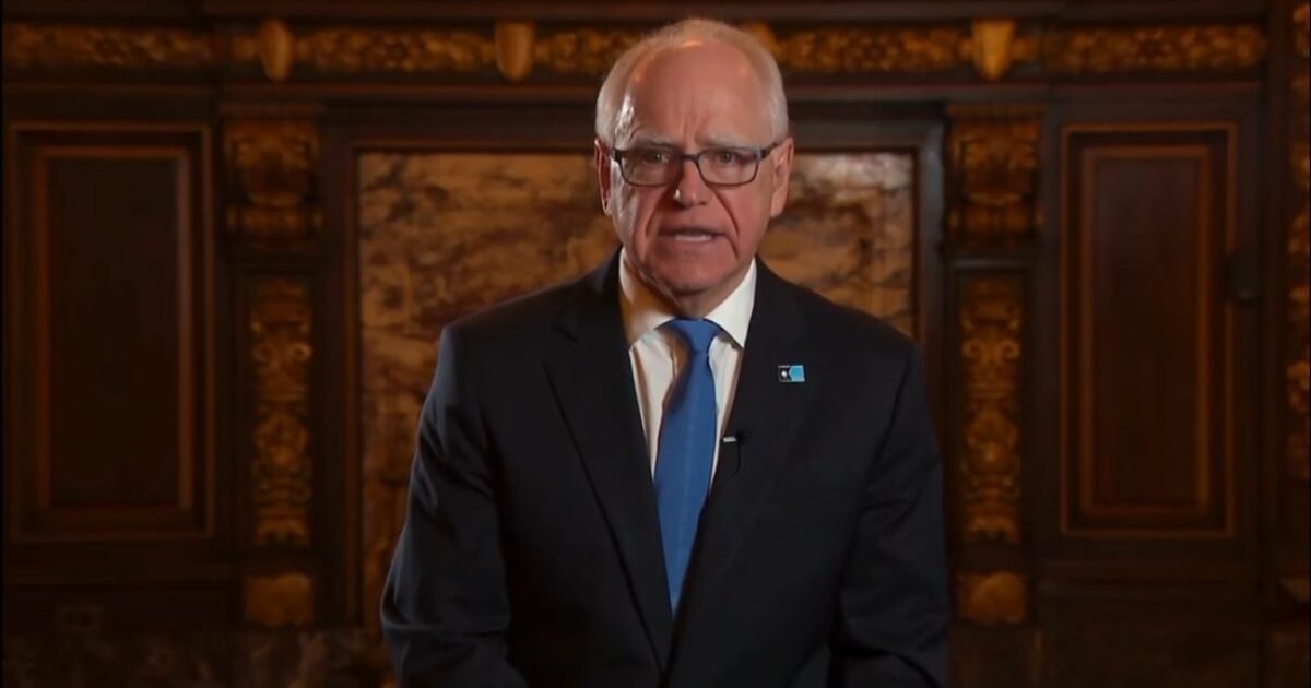 Tim Walz’s Primetime Address Marred by Audio Issues as He Urges Minnesotans to Stalk, Harass and Record ICE Agents So They Can be Prosecuted (VIDEO)
