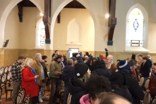 BREAKING VIDEO: Don Lemon Live Streams as Anti-ICE Protestors Storm Church in St. Paul, Shout Down Pastor, Harass Parishioners – DOJ Responds