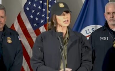 WATCH: DHS Secretary Kristi Noem Reveals What ICE Agents Told the Leftist Agitator Who Tried to Run Over an Agent Before Deadly Self-Defense Shooting