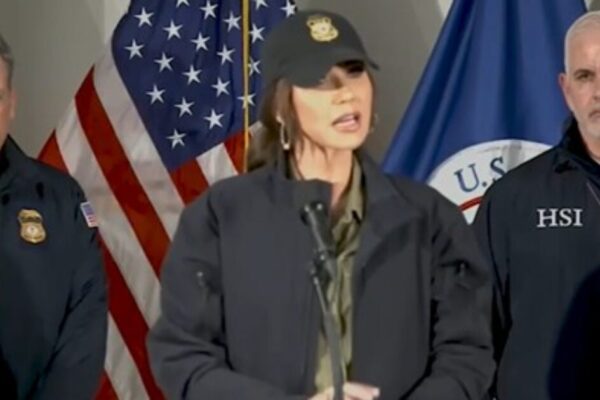 WATCH: DHS Secretary Kristi Noem Reveals What ICE Agents Told the Leftist Agitator Who Tried to Run Over an Agent Before Deadly Self-Defense Shooting