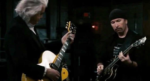 Jimmy Page, The Edge & Jack White – In My Time Of Dying (It Might Get Loud)