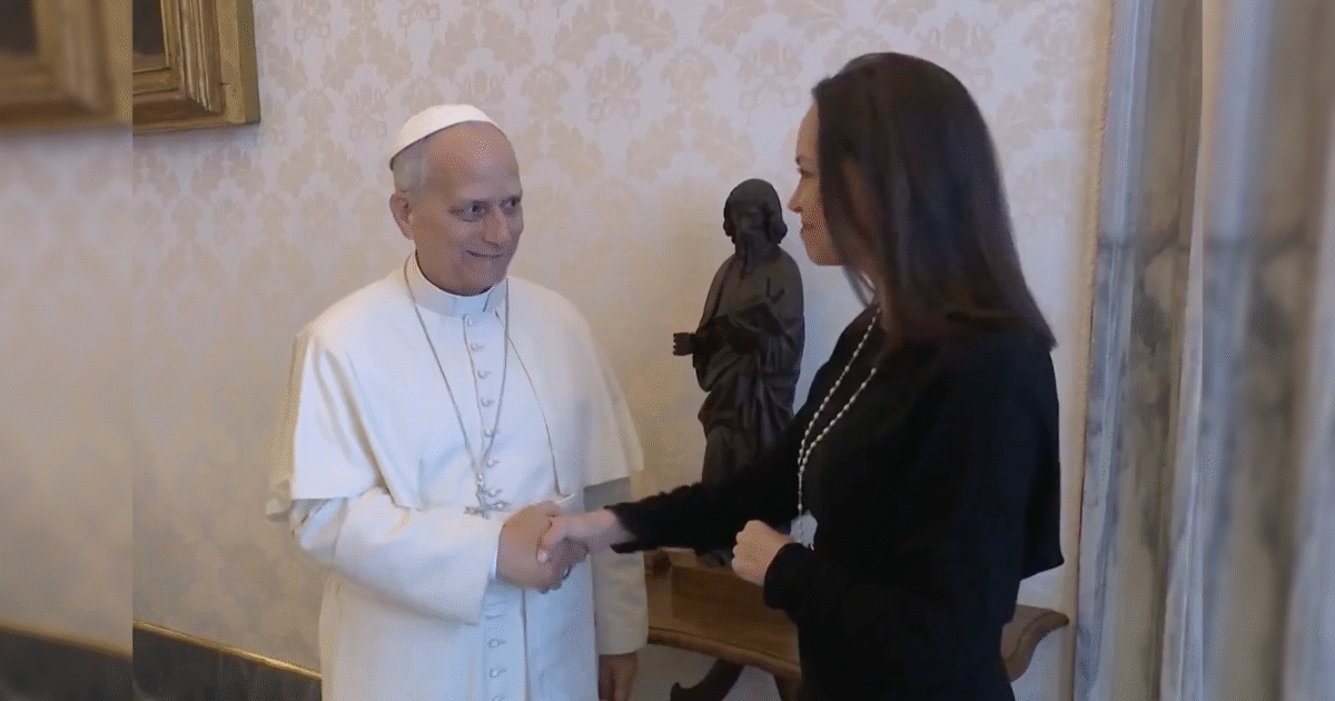 Surprise Meeting: Pope Leo XIV Sits Down with Venezuelan Opposition Leader Maria Corina Machado 