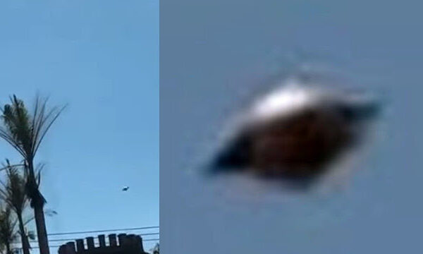 Flying saucer–shaped object filmed over São Paulo highway, Brazil but what was it?