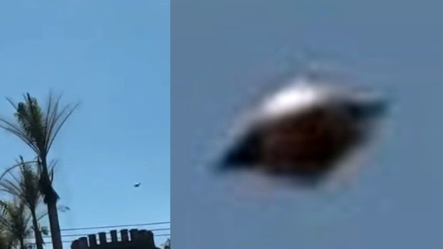 Flying saucer–shaped object filmed over São Paulo highway, Brazil but what was it?
