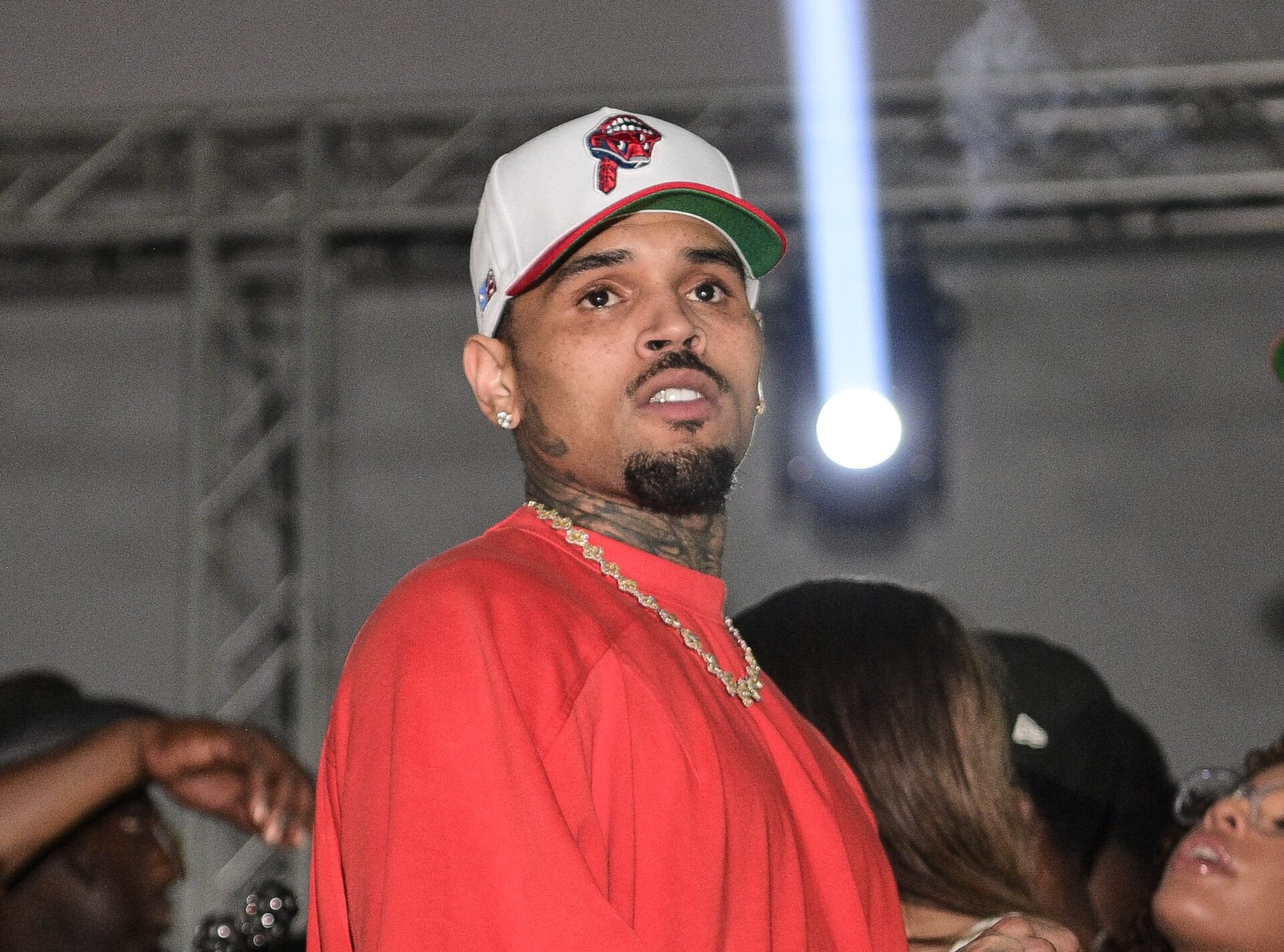Chris Brown Reacts After TikToker Blasts Diamond Brown For Airing Out Their Co-Parenting Issues & Feuding With Jada Wallace (VIDEO)