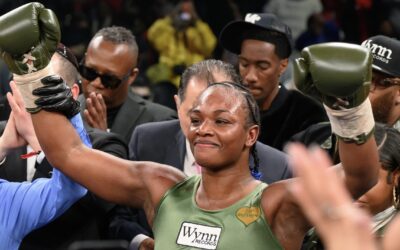 Victory Night! Claressa Shields & Papoose Hit The Club After She Defeated Franchón Crews-Dezurn & Retained Heavyweight Title