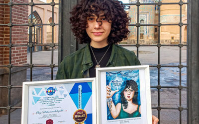 Elay Mohammadalizadeh Peace Pals International Finalists 2025, Age 15, Iran.