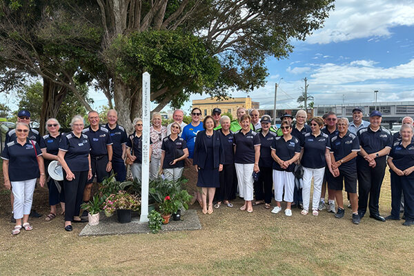 Rotary Clubs partner with Ballina RSL to promote the Peace Pole initiative, NSW, Australia.