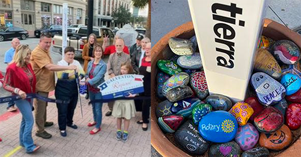  Rotary Club of Galveston Peace Pole Installation Ceremony, Galveston, Texas, USA