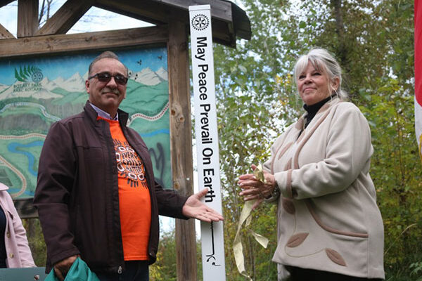 Seventeen Peace Poles in Greater Sudbury, Ontario-Canada.
