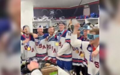WATCH: Unapologetic Patriots! Team USA Belts Out Toby Keith’s “Courtesy of the Red, White and Blue” in EPIC Display of American Pride!