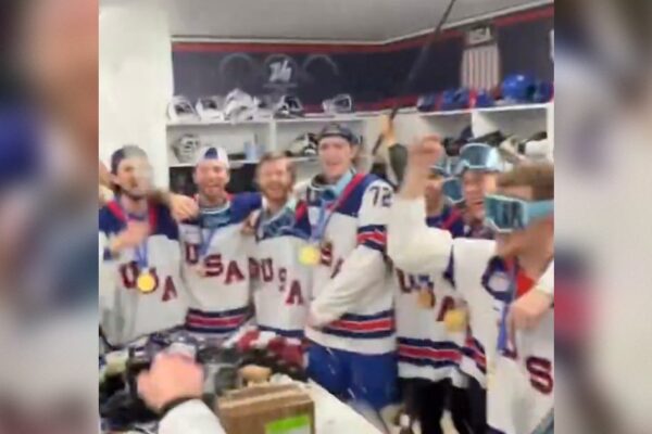 WATCH: Unapologetic Patriots! Team USA Belts Out Toby Keith’s “Courtesy of the Red, White and Blue” in EPIC Display of American Pride!