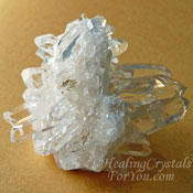 Clear Quartz Crystals Emit Clear White Spiritual Light