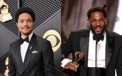 Oop! Kendrick Lamar Reacts As Trevor Noah Explains Why He Didn’t Write Any Jokes Roasting Him (VIDEO)