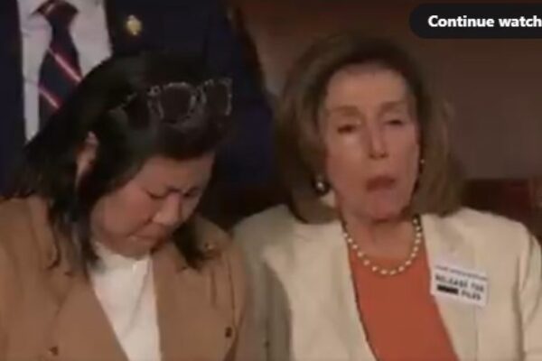 Pelosi Loses It – Starts Chomping Her Dentures After Trump Calls Her Out for Insider Trading (VIDEO)