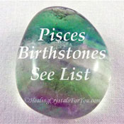 Pisces Birthstone List: Birthstones & Meanings 19th Feb – 20th March