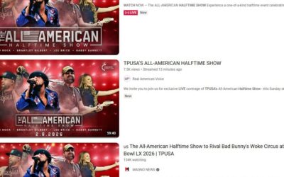CONGRATULATIONS to Turning Point USA! Early Numbers Show Your Super Bowl Halftime Show Pulled In at Least 6 Million Viewers – And 5.3 Million Concurrent Viewers